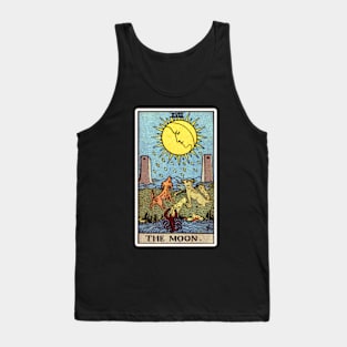 XVIII. The Moon Tarot Card Tank Top